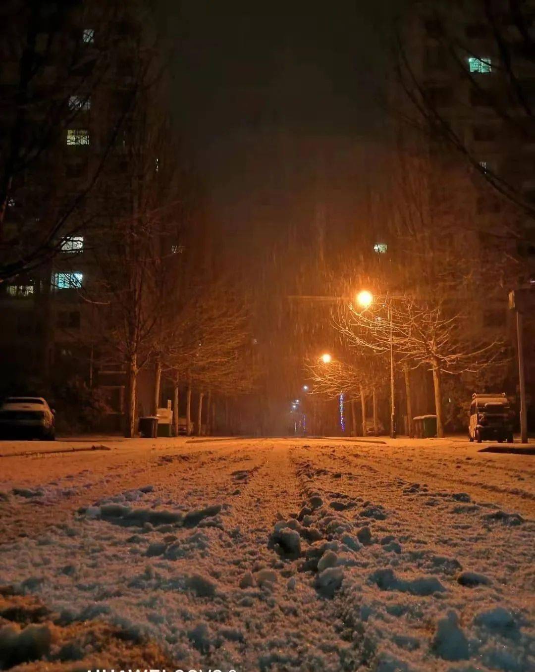 刷屏濮阳2021年的第一场雪比以往来的更猛烈一些