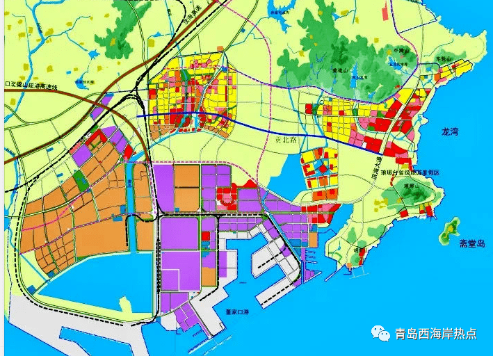 西海岸嘉陵江路规划图片