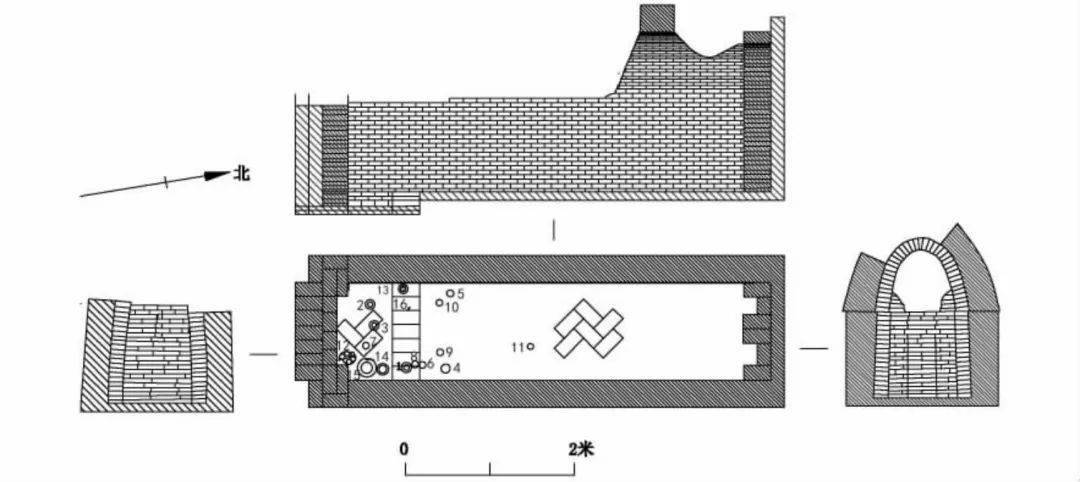 江西南昌市梅湖景区花博园六朝家族墓发掘简报