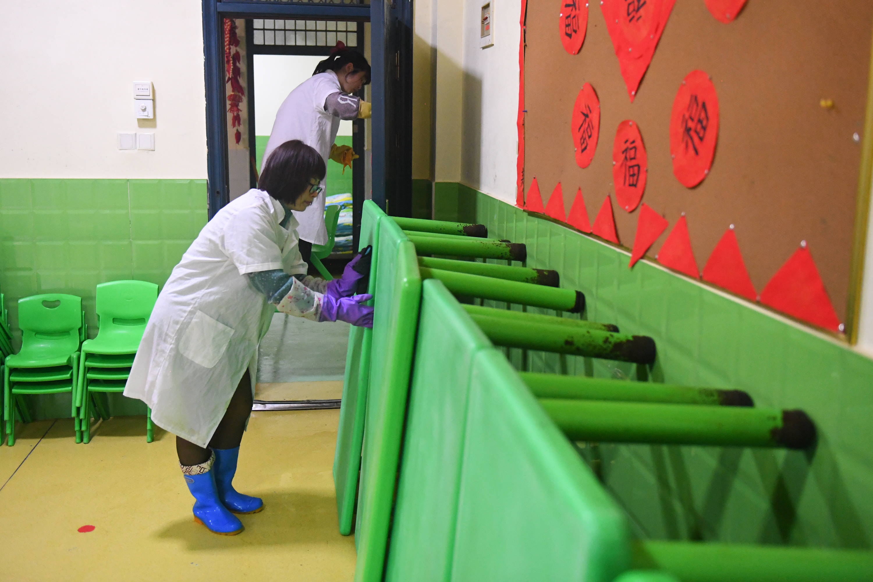 幼儿园清洁消毒迎开园