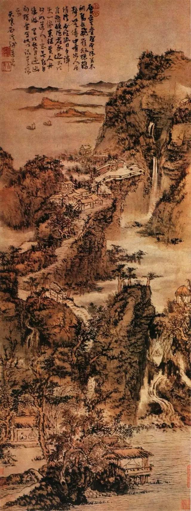 四大画僧的书画世界，这才是中国画！（高清80幅）