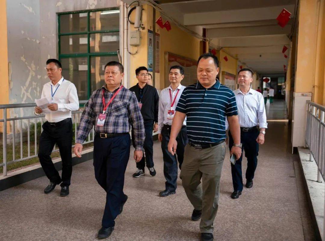 琼海市教育局第二督查组到海桂学校检查2021年春季开学工作