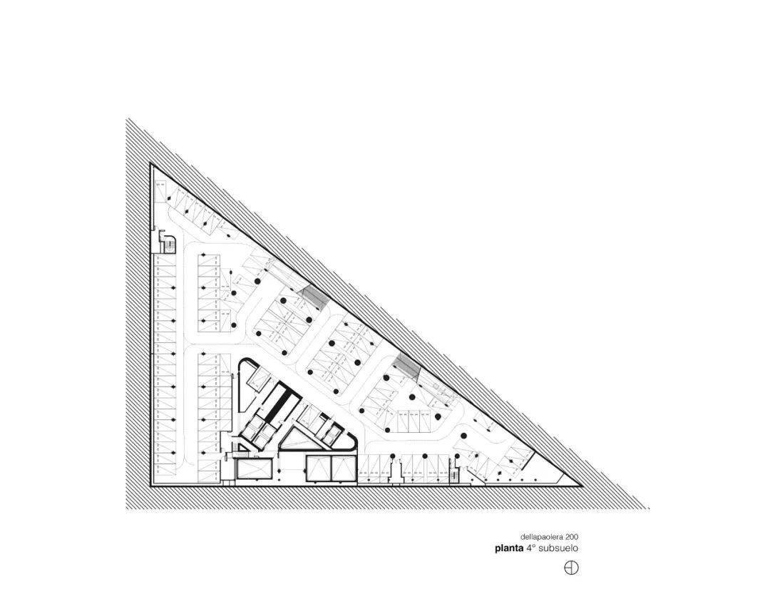 三角形建筑平面图图片