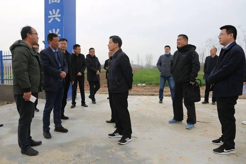 窦灿辉到颍上循环经济园区调研项目建设工作