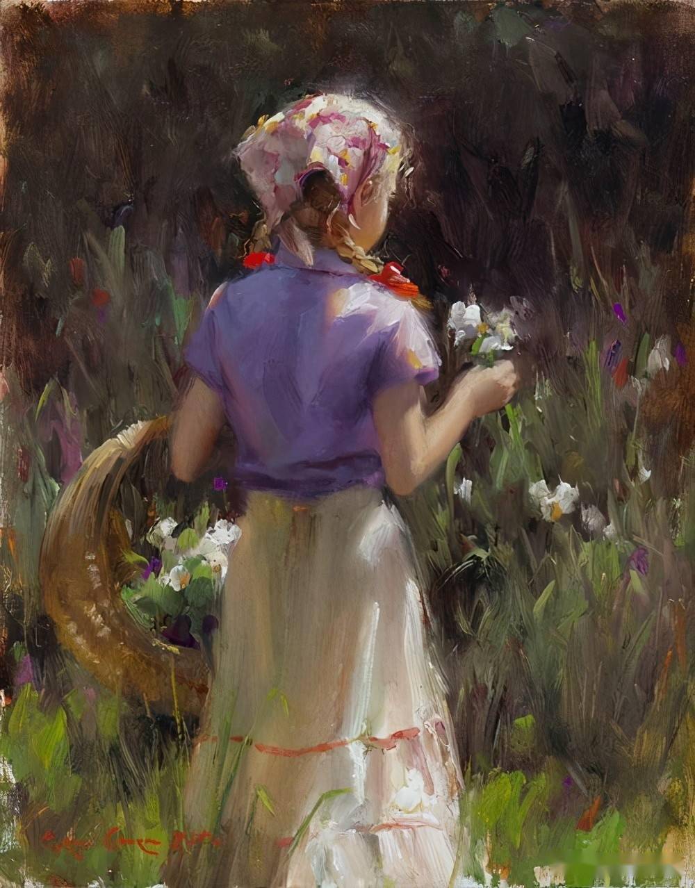 美国画家人物油画作品欣赏