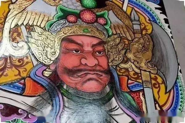 潮汕祠堂门神画极具潮汕特色的民间艺术