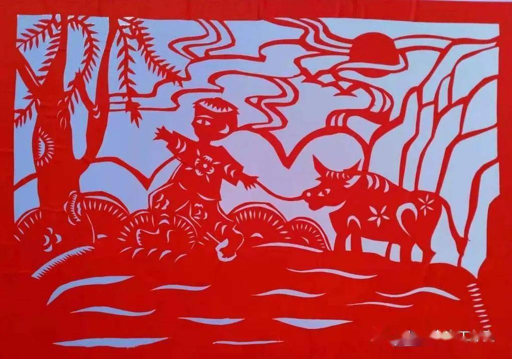 一把剪刀,一张纸,剪出三门海岛时光~_剪纸