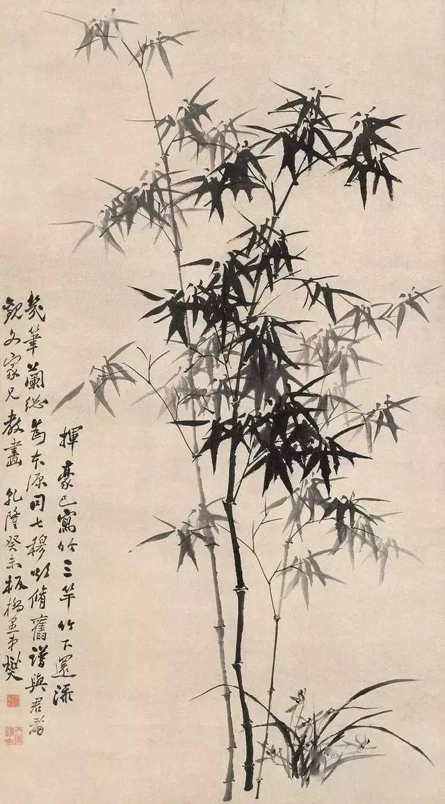 中国画:20幅,郑板桥画竹子,蓬荜生辉!