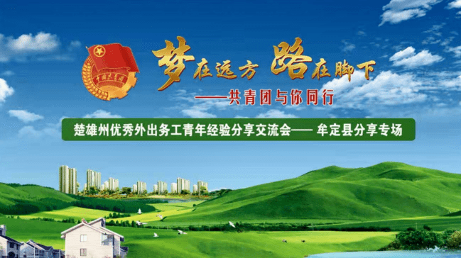 点赞| 牟定团县委开展"梦在远方 路在脚下 共青团与你同行"优秀外出务