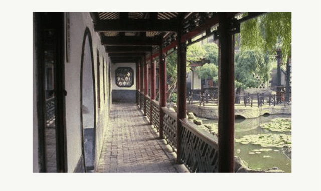 贾府时的"垂花门"67_游廊