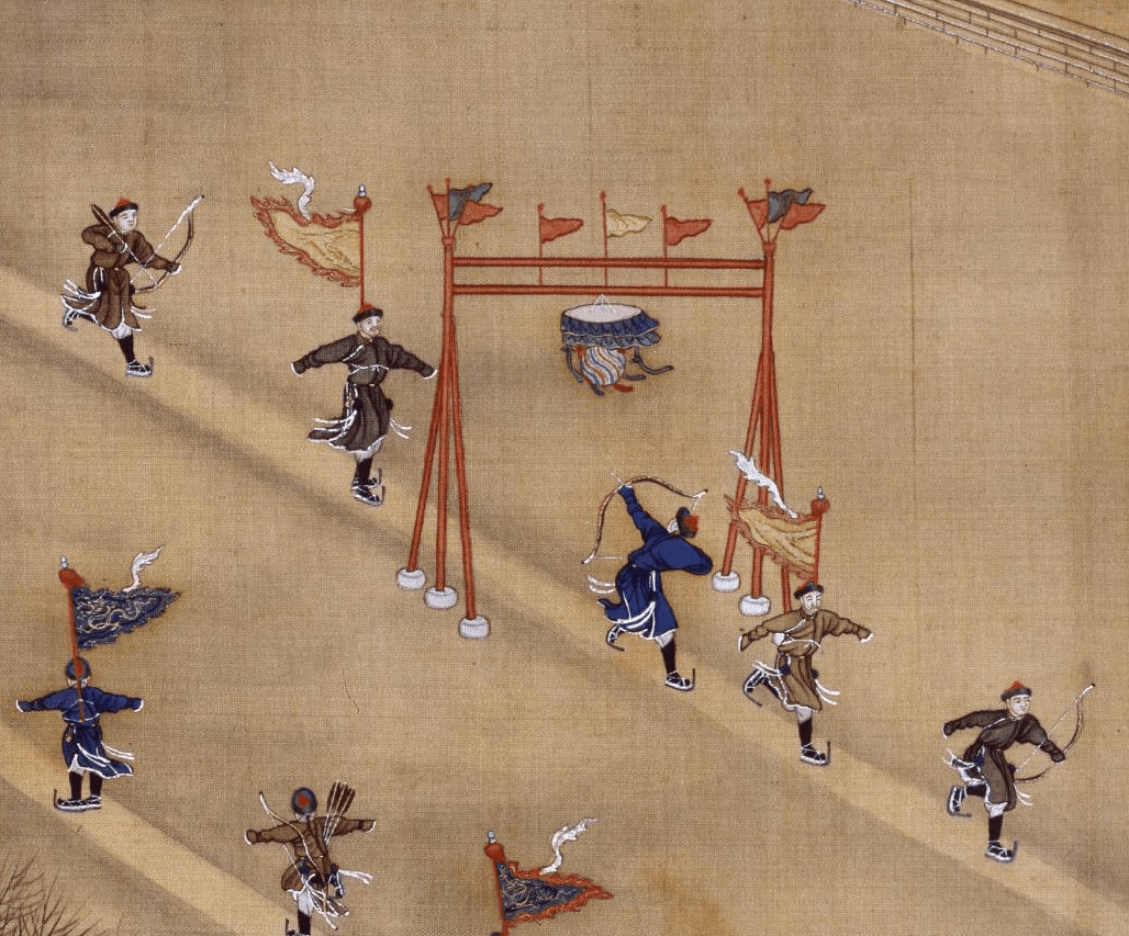 故宫博物院收藏的冰嬉图介绍了古人怎么玩冰上运动