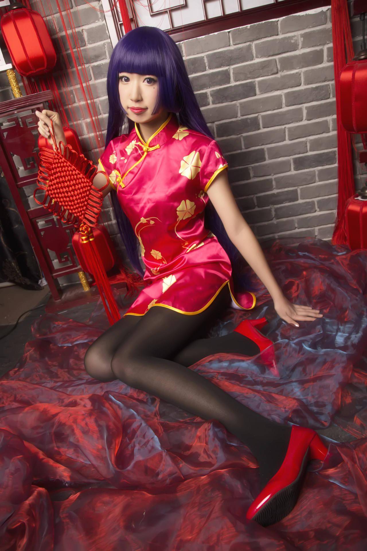 我的妹妹不可能这么可爱五更琉璃旗袍cosplay