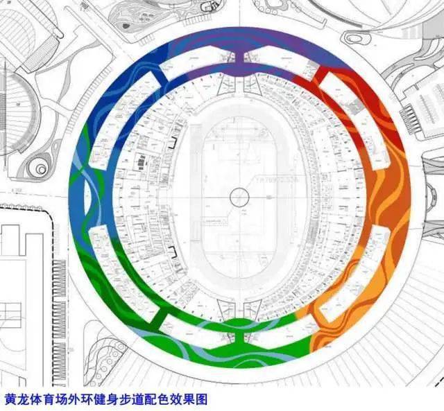 环行空中跑道,外环七彩健身步道轮廓初现!