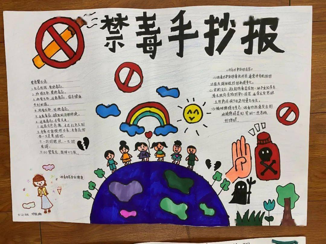 一幅幅防疫手抄报上不仅感谢了抗疫人员的无私奉献,也给大家宣传了