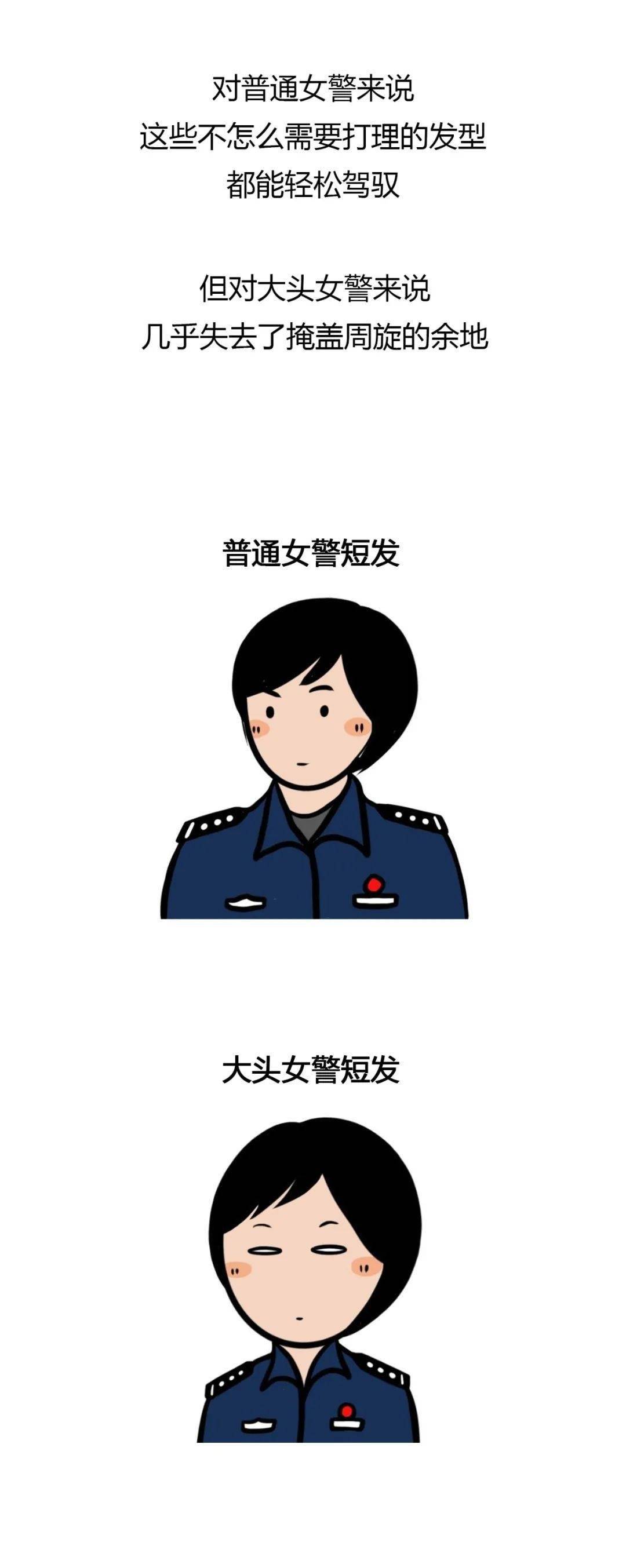 大头女警的真实写照_中国警察