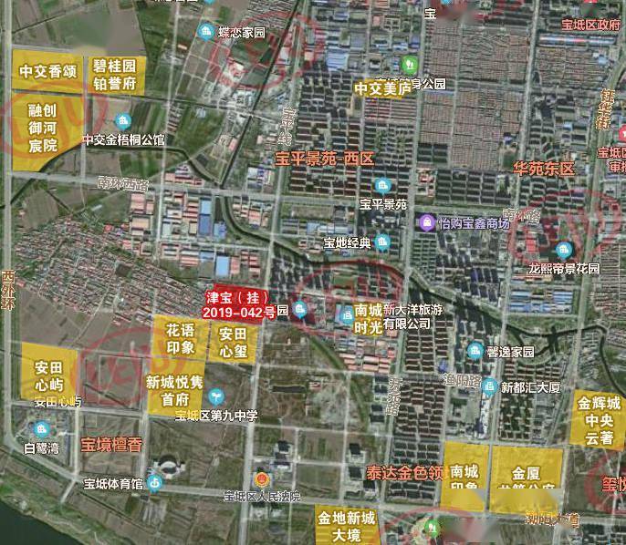 宝坻城北的规划图图片