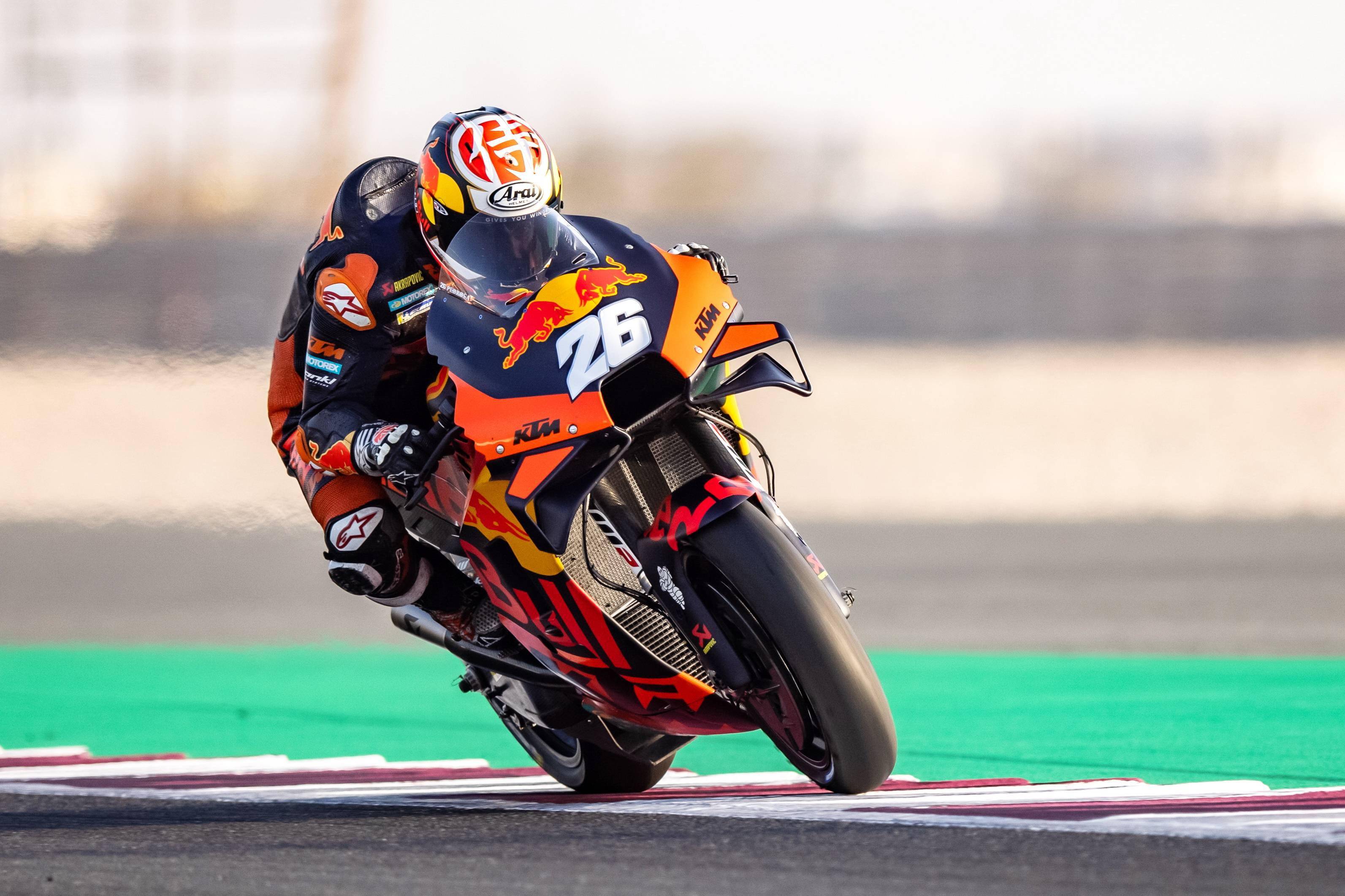 2021motogp卡塔尔季前测试ktm厂队篇