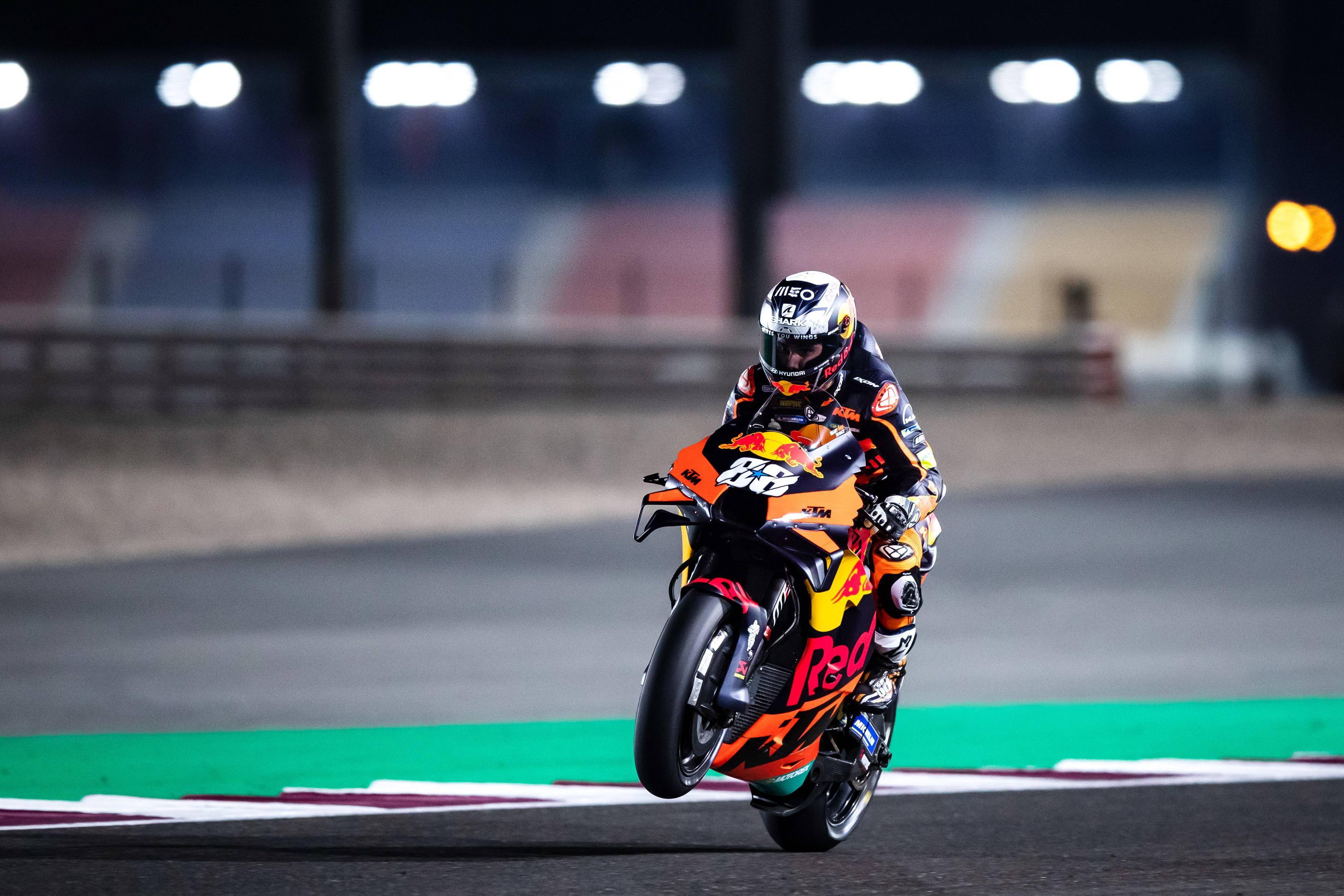 2021motogp卡塔尔季前测试ktm厂队篇