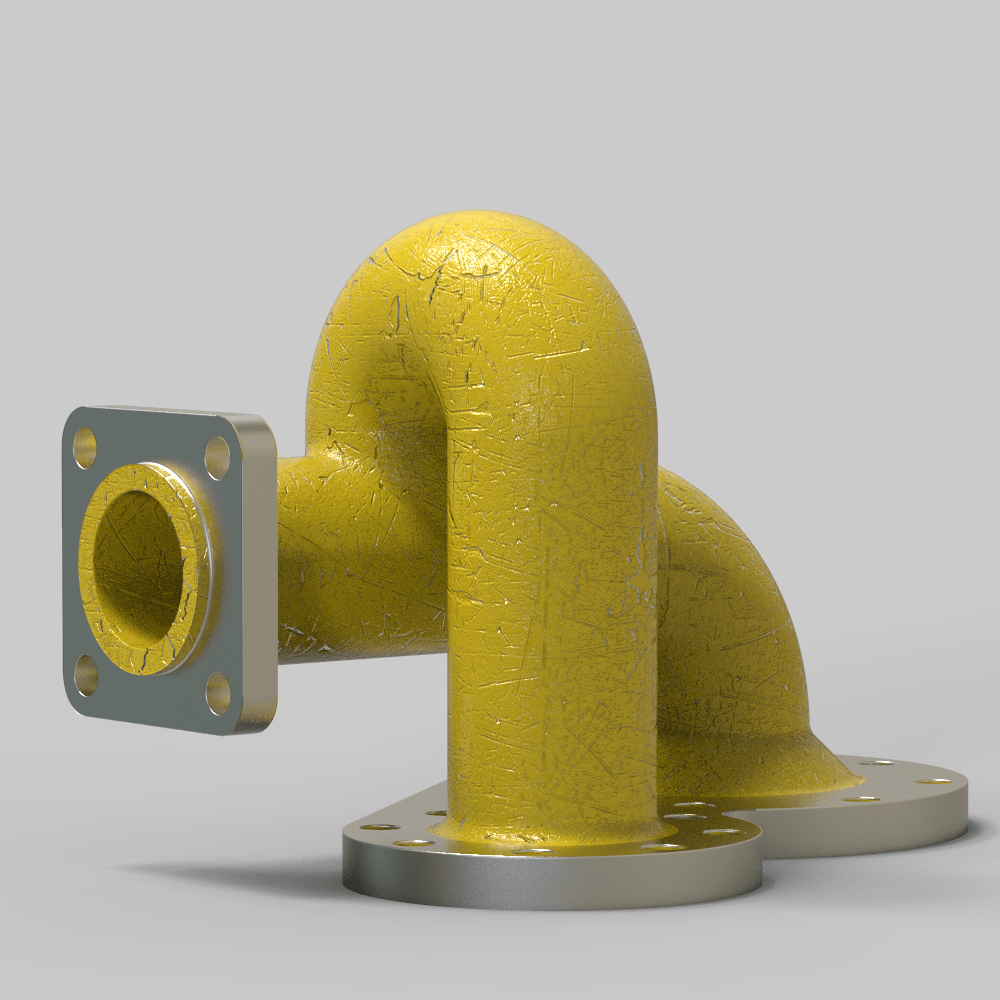 用solidworks画一个带法兰的圆管