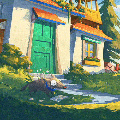 治愈插画 | 森林里的动物朋友_动画专业