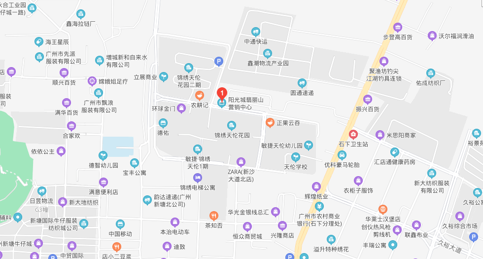 新塘阳光城规划图图片