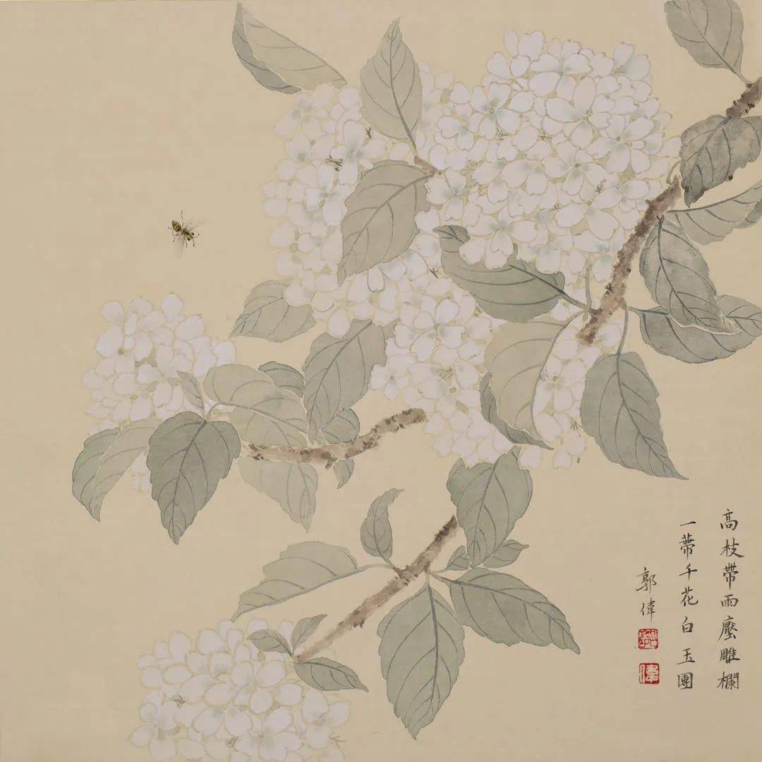 郭伟花鸟画作品赏析