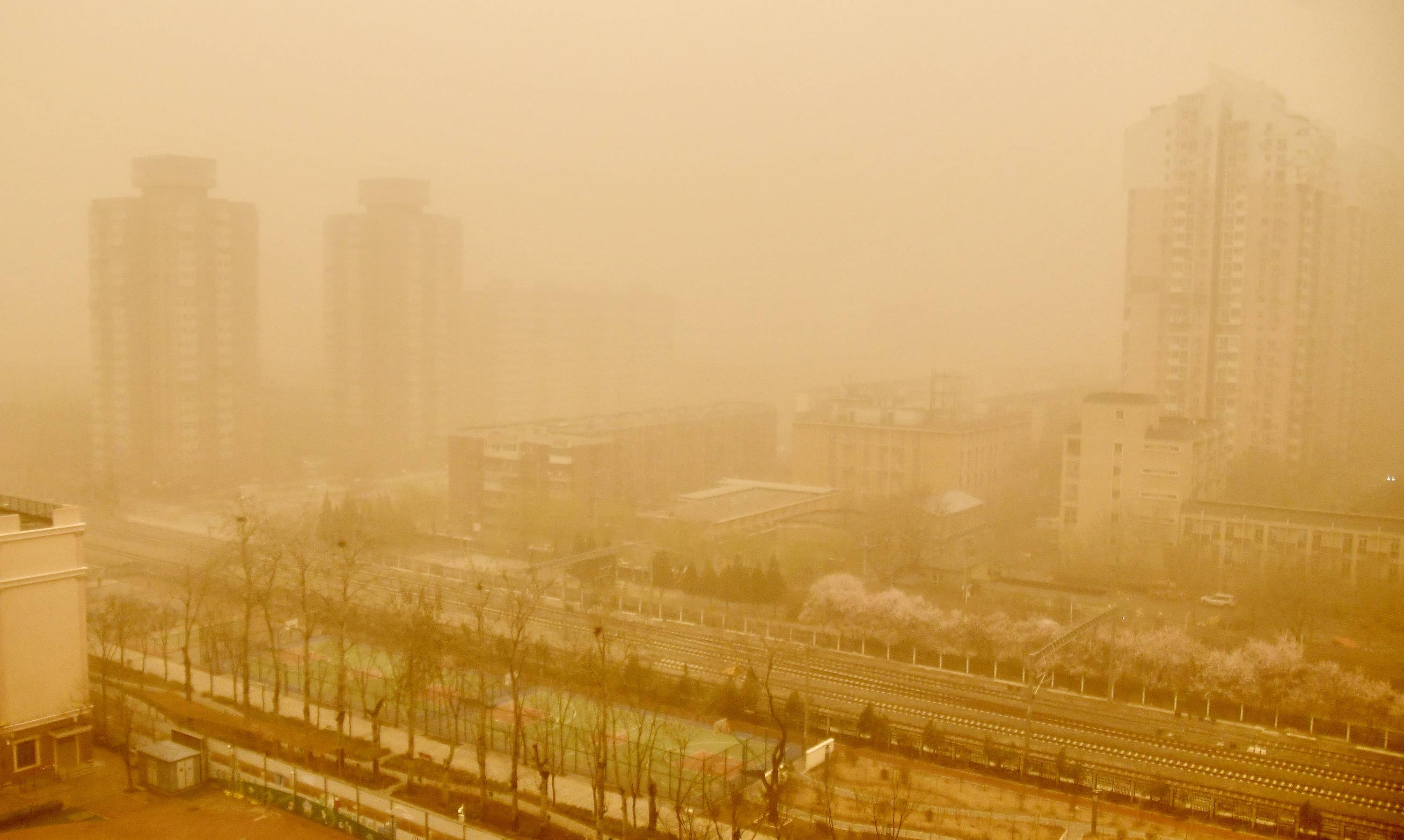 沙尘天气城市图片图片