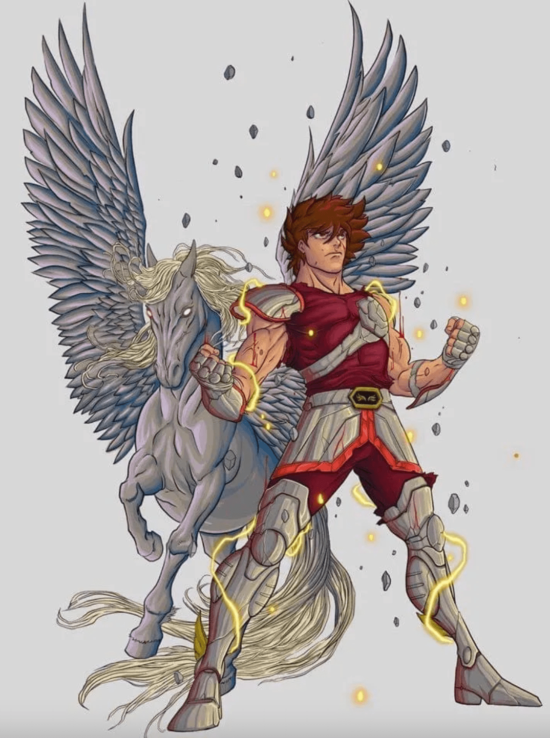 北斗神拳风格《圣斗士星矢》,男人味十足_肌肉