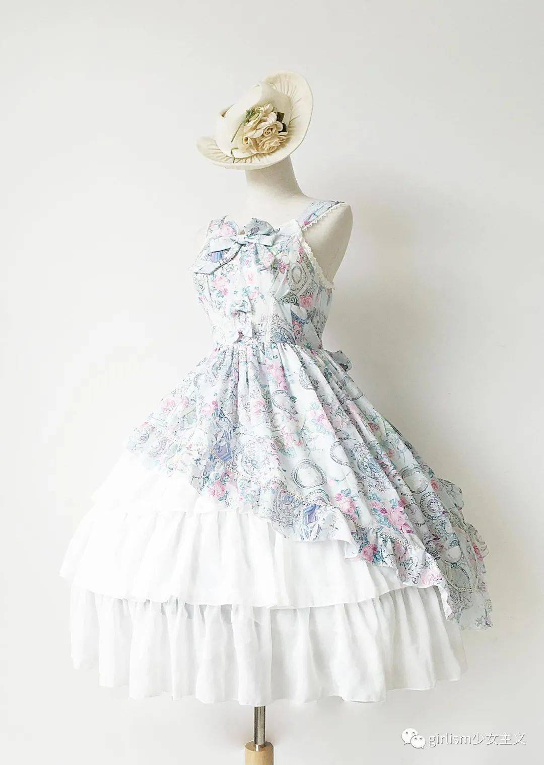 lolita20款花墙柄小裙子属于春天得温柔来啦