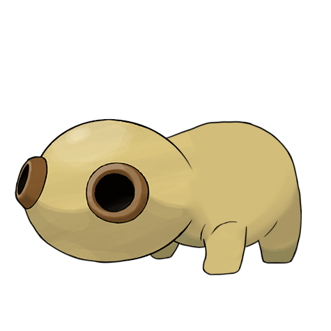 例如去掉皮毛,也能以两个鼻孔拥有极高辨识度的沙河马.