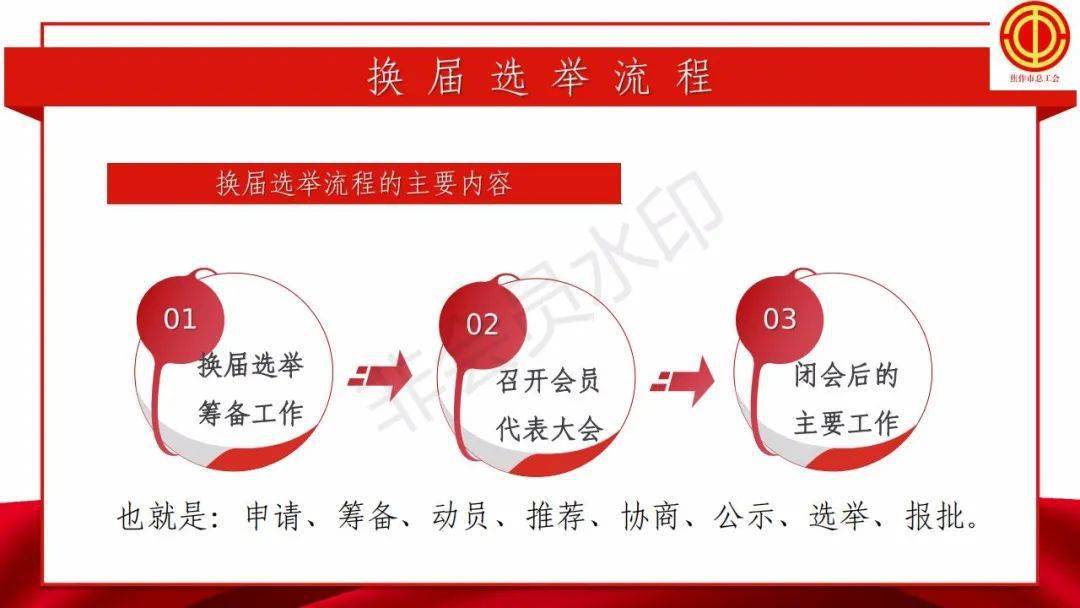 基层工会换届工作流程