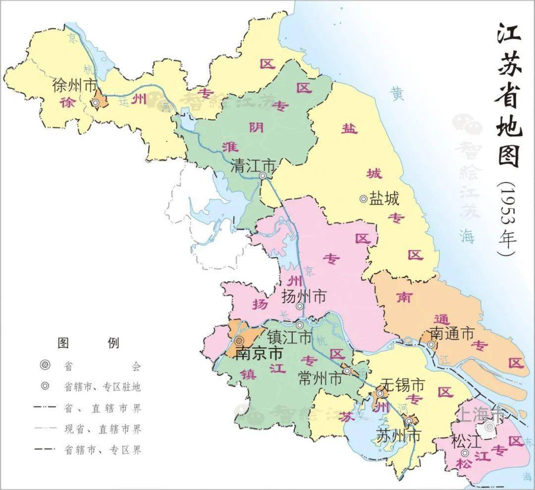 江苏三大区域划分图片