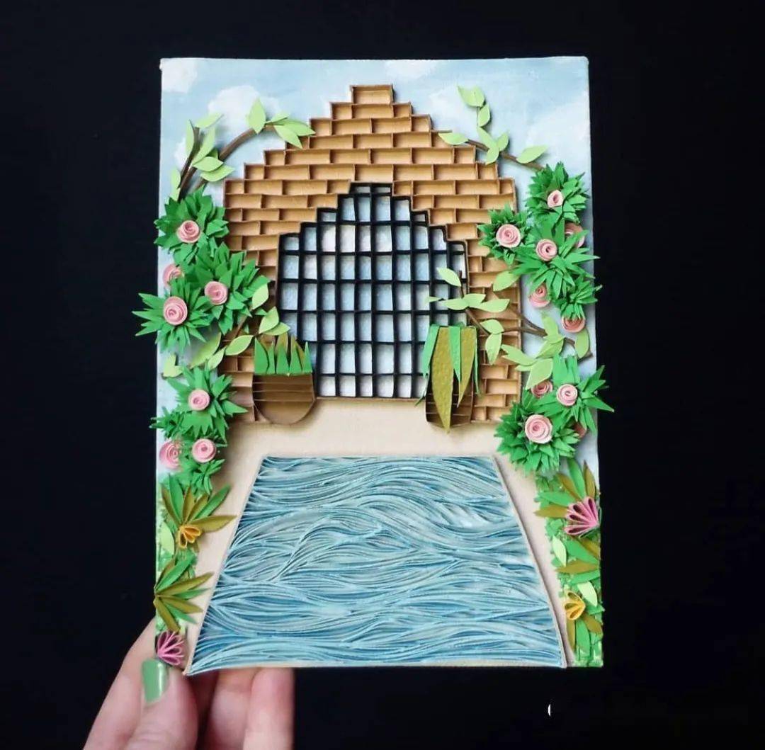 大师作品jaggedlittlequill衍纸作品集