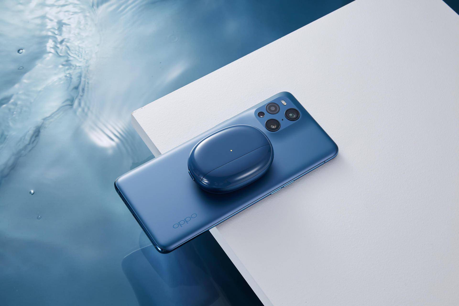 oppo enco x蓝调图赏:有好看的皮囊,更有出色的内涵_音效