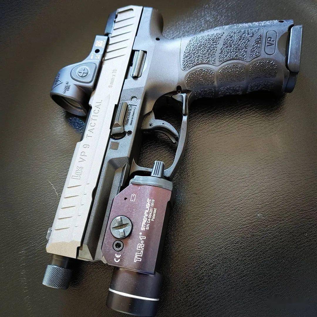 当红炸子鸡德国hk公司vp9系列手枪美图