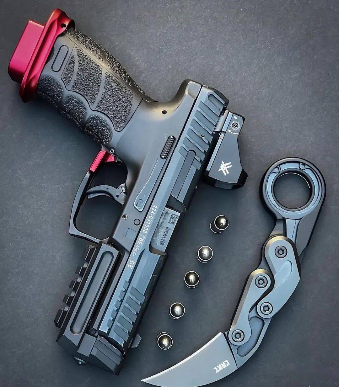 当红炸子鸡德国hk公司vp9系列手枪美图