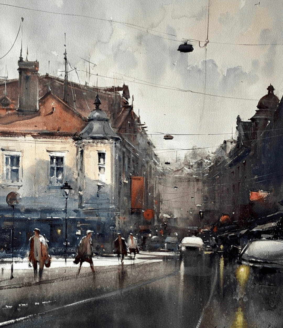 塞尔维亚水彩画家dusandjukaric作品欣赏