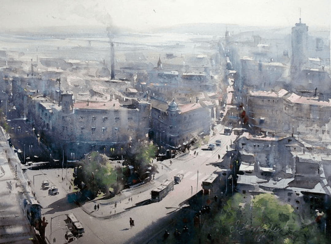 塞尔维亚水彩画家dusandjukaric作品欣赏