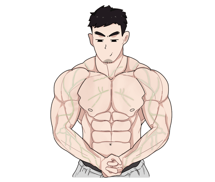 身上4个部位的青筋凸起,或是身体在"报警",及时检查_静脉