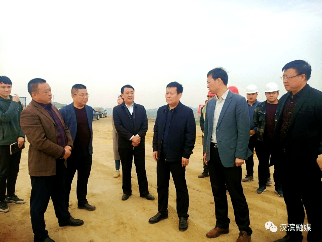 邹顺生到汉滨调研重点项目建设工作