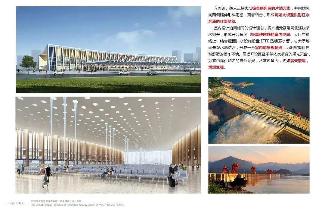 湖北一新建高铁站效果图出炉