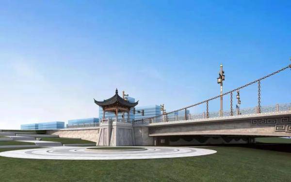 瞧串场河上新大桥