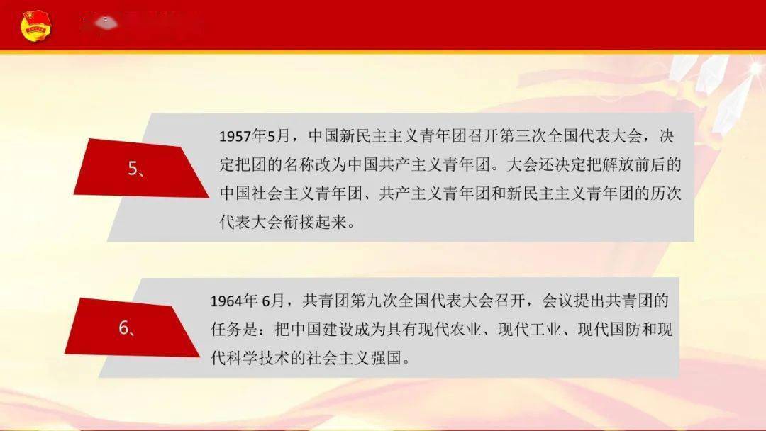 共青团的光辉历程