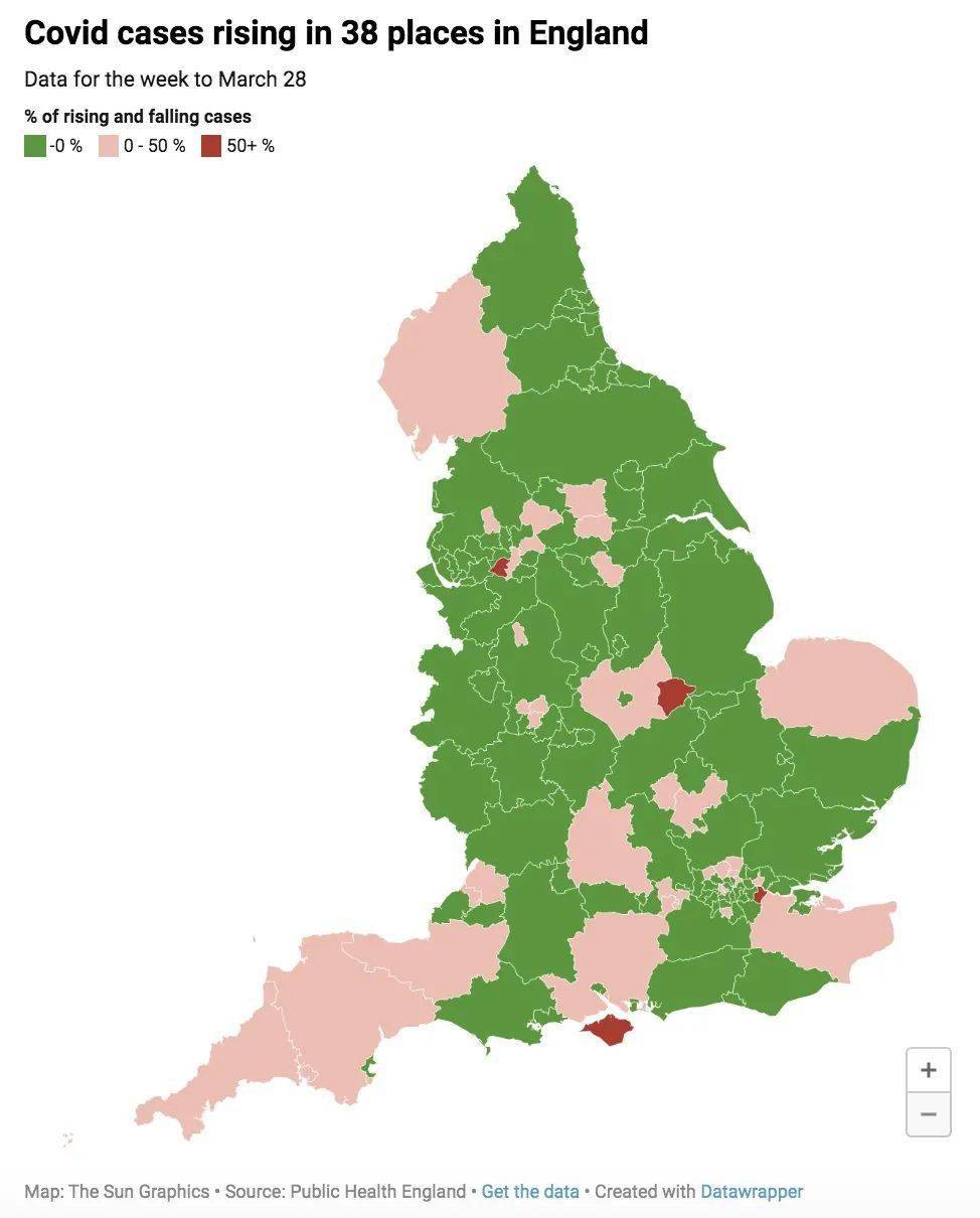 英国疫情地图图片