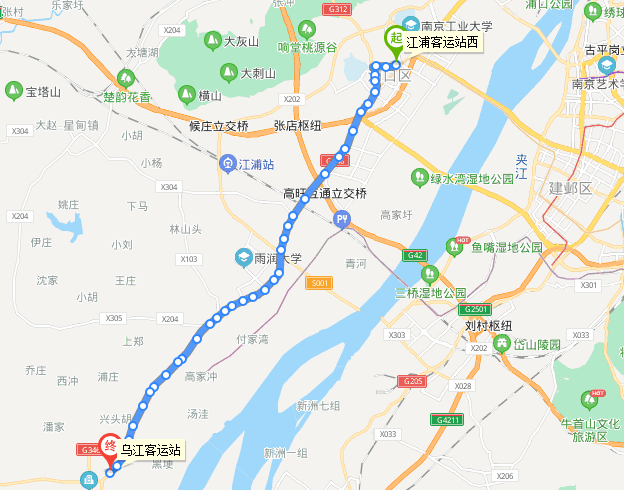 南京公交47路线路图图片