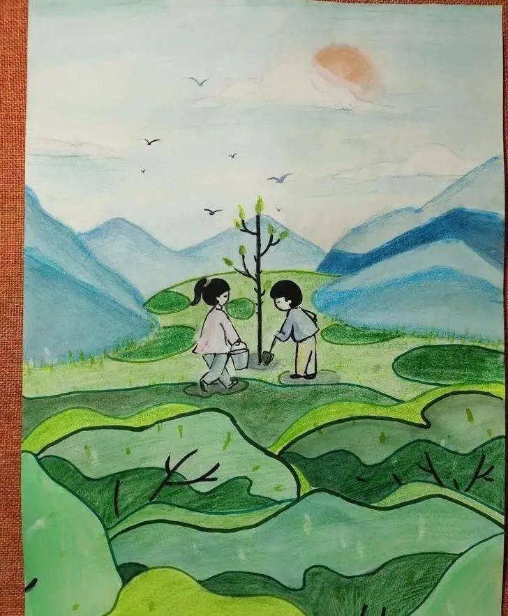 植树正当时,全区教育系统这样做.