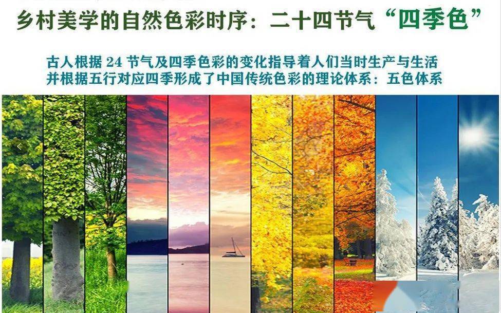 青山绿水之下,是乡村自然色彩的时序:二十四节气四季色