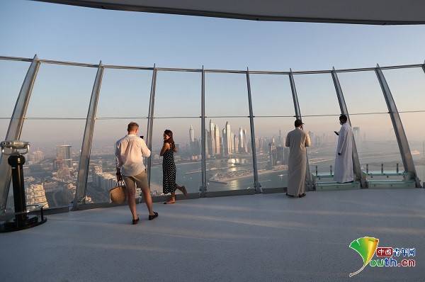 朱美拉棕榈岛开放高空观景台 240米高空尽览迪拜美景