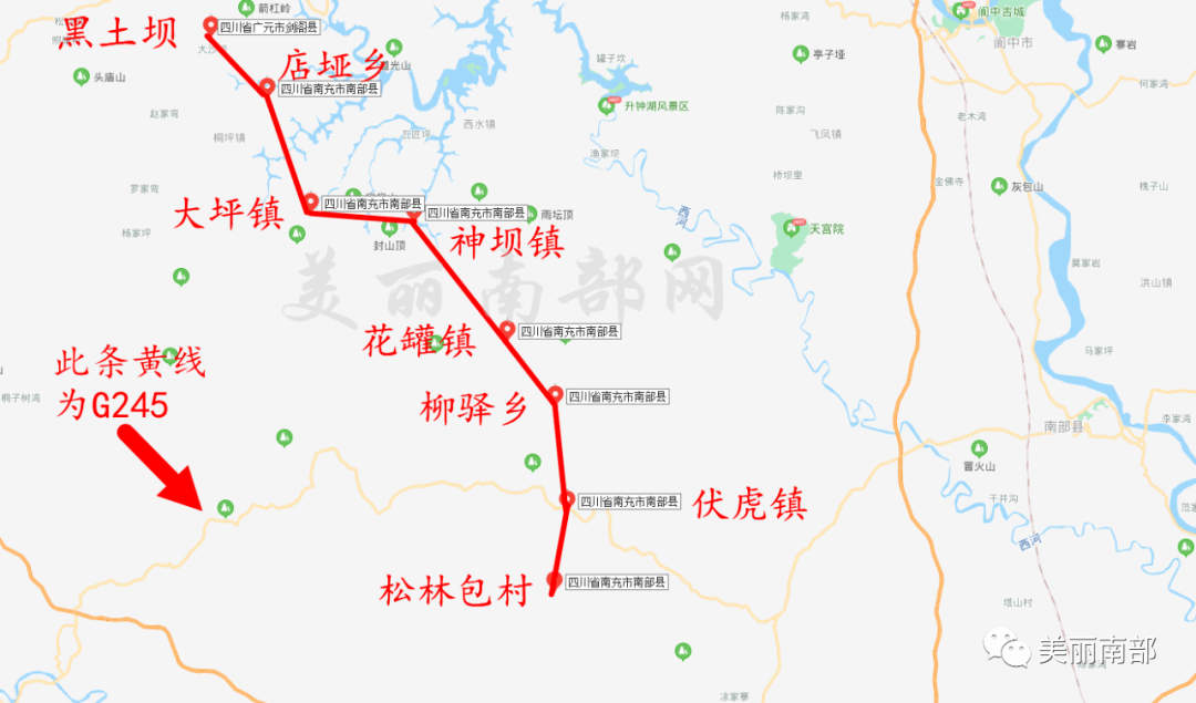 南部县绕城公路走向图图片