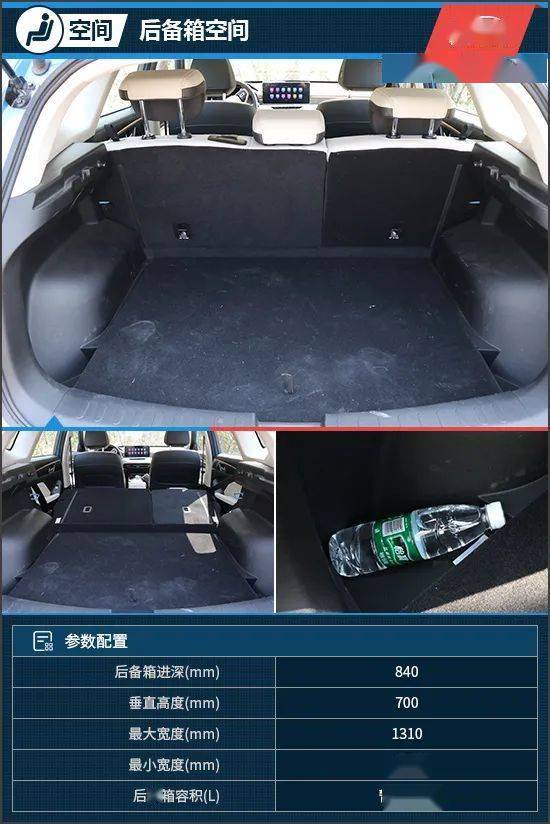 哈弗初恋后备箱地台较为平坦,但两侧也出现了轮拱侵占空间的情况.